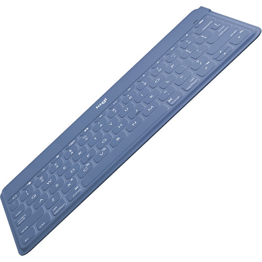 Logitech KeysToGo Ultra slim keyboard with addon iPhone stand (Smoke Blue)