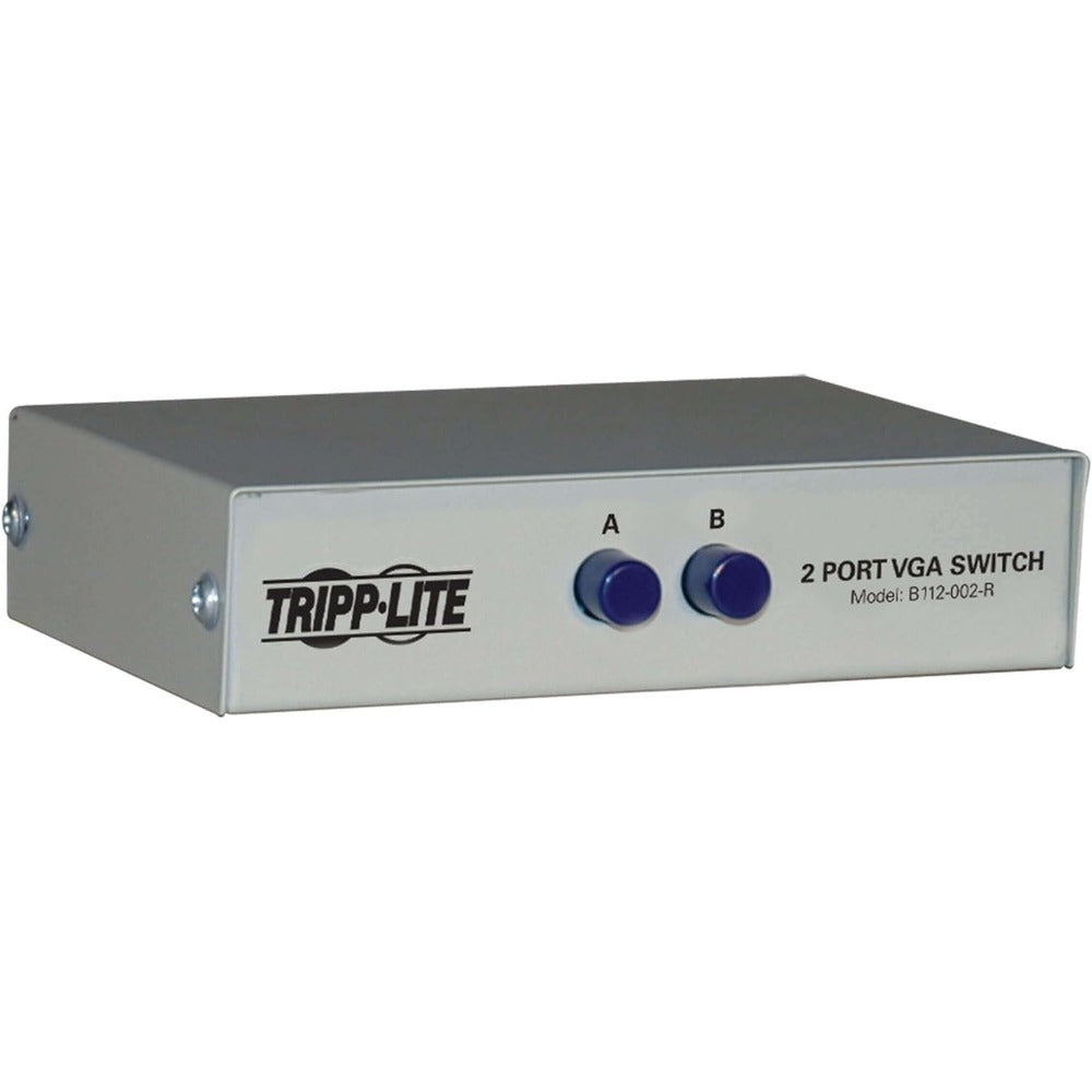 Tripp Lite 2-Port VGA Switch, Manual (3x HD15F) (B112-002-R)