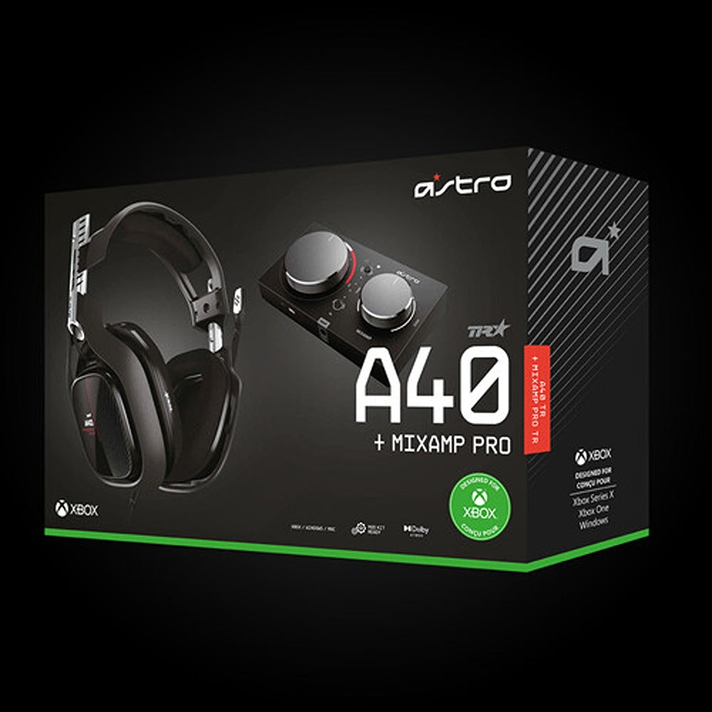 Astro Gaming A40 TR Headset and Mix Amp Pro TR for Xbox One and PC Black