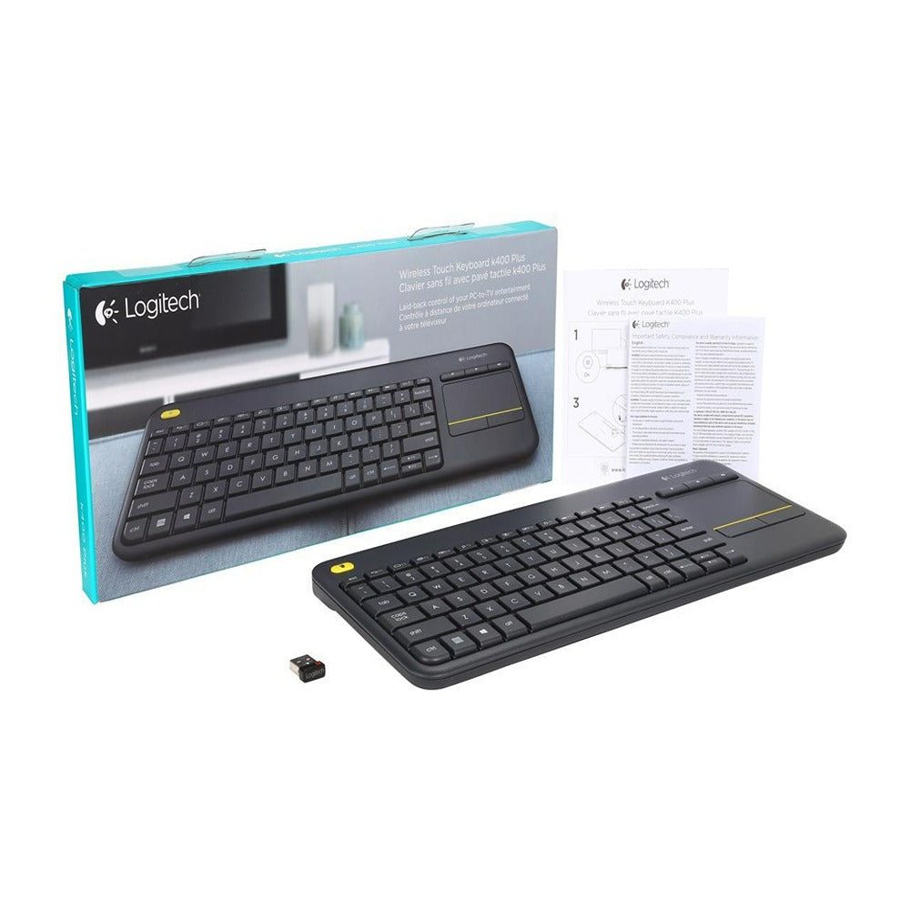 Wireless Touch Keyboard k400 Plus (Dark)