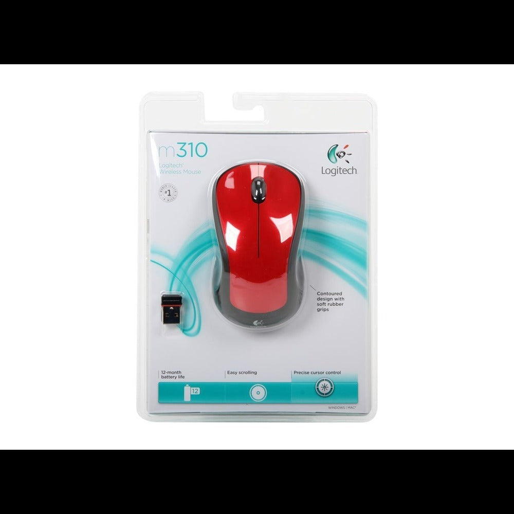 WIRELESS MOUSE M310/FLAME RED GLOSS