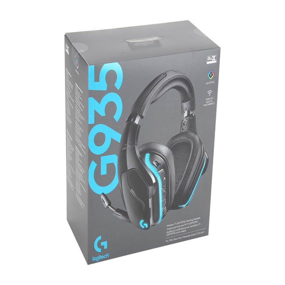 Logitech G935 Wireless 7.1 Surround Sound LightSync Gaming Headset