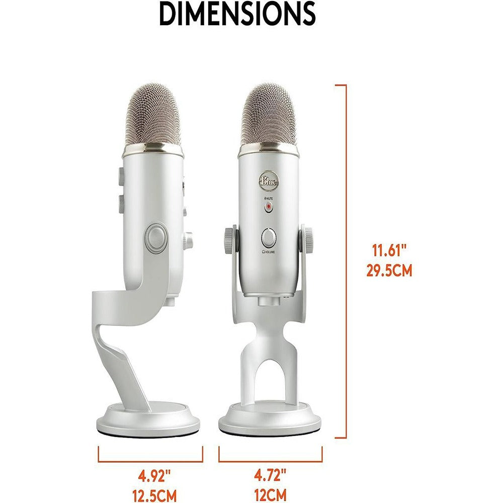 Logitech Blue Microphone Blue Yeti USB MicSILVERUSBN/AAMR836213001950