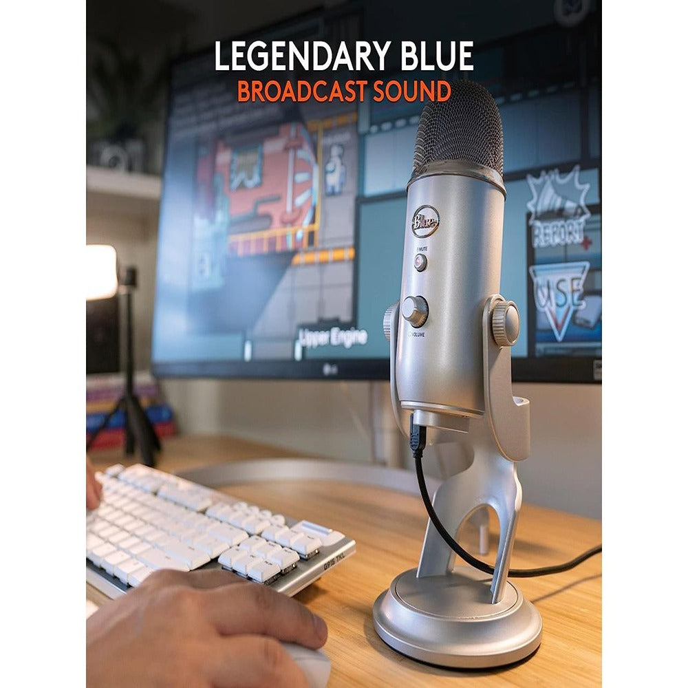 Logitech Blue Microphone Blue Yeti USB MicSILVERUSBN/AAMR836213001950