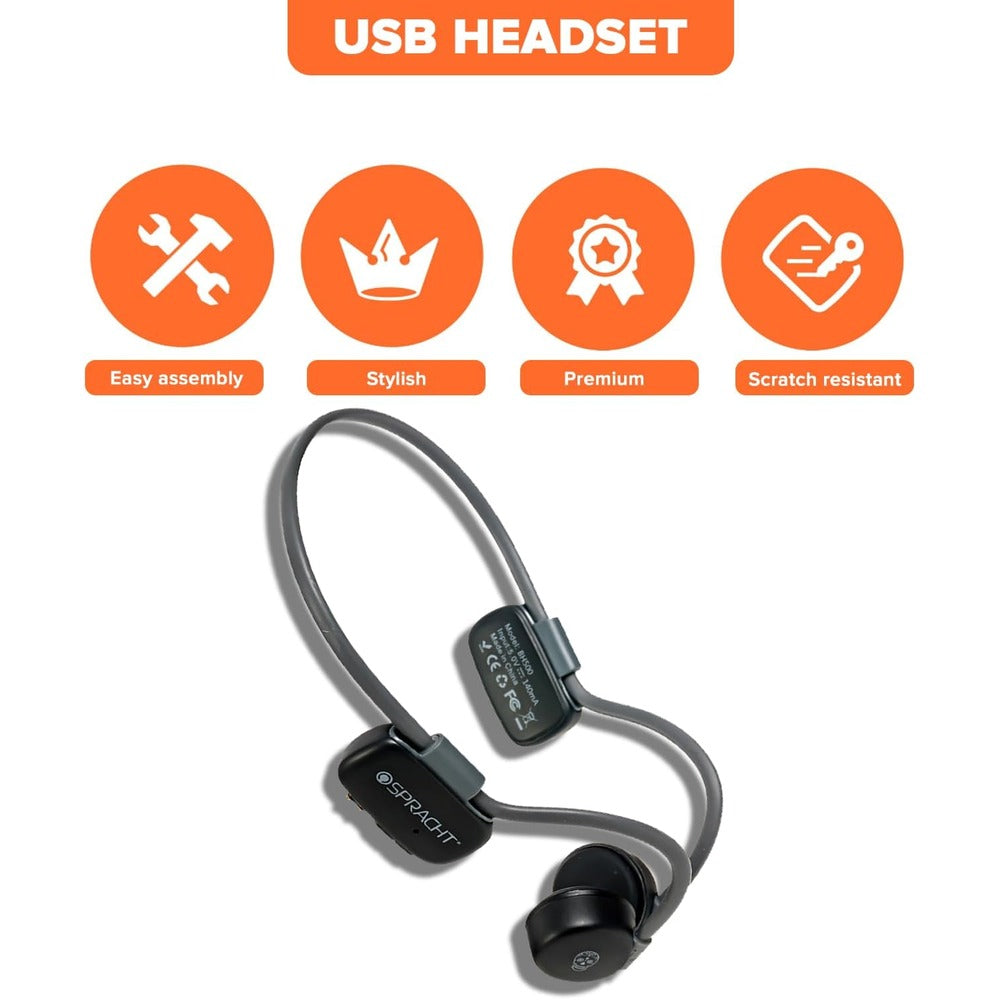 SPRACHT Bone Conductive Headset with microphone