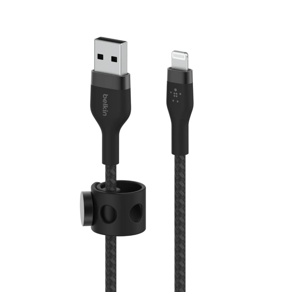 BELKIN USB-A TO LTG, BRAID SIL, 1M, BLK