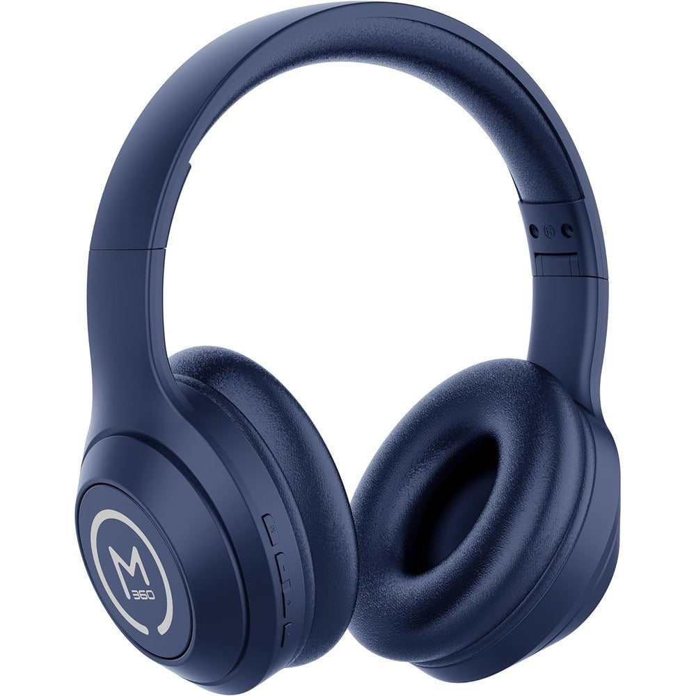 MORPHEUS 360 Morpheus 360 Comfort Plus Bluetooth Over-Ear Headphones, Wireless Headset with Built-In Microphone-10 Hour Playtime-Work/Travel-Blue-HP6500L