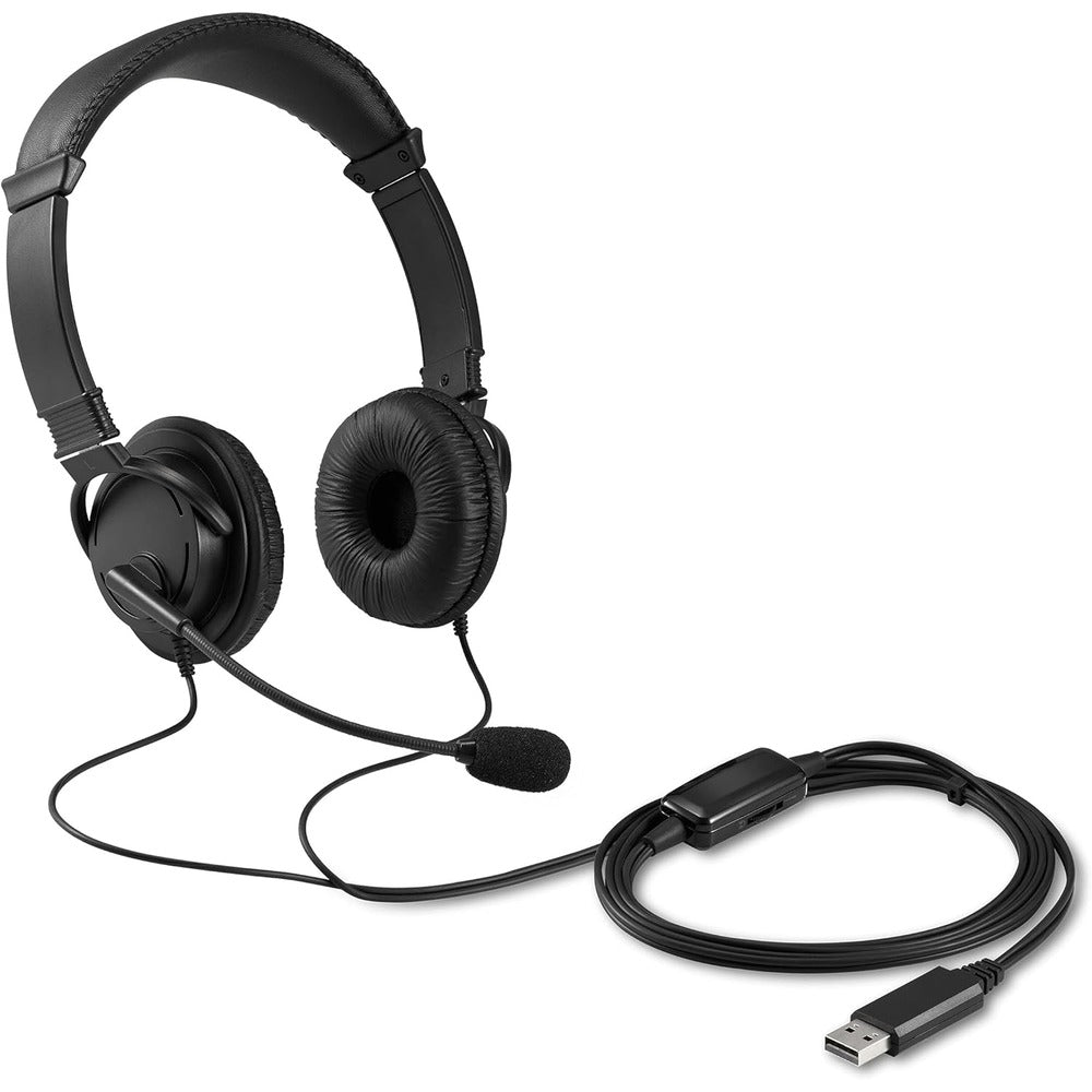 KENSINGTON HI-FI USB HEADPHONES W MIC AND VC -USB A