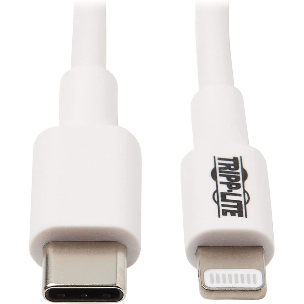 TRIPP LITE USB-C LIGHTNING CHARGING CABLE WHITE 3FT