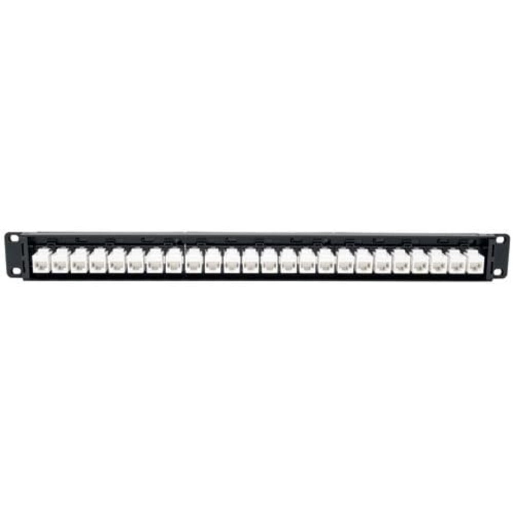 TRIPP LITE 24-PORT 1U CAT6A FEED-THRU PATCH PANEL