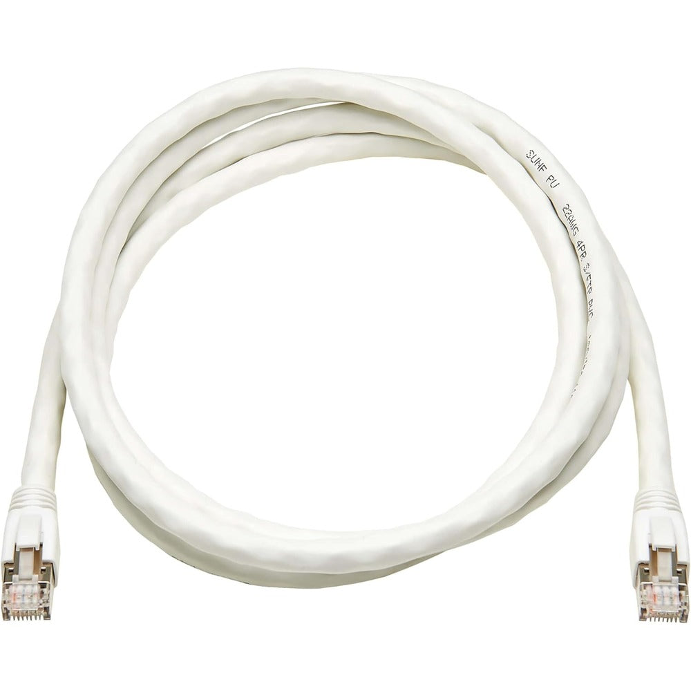 Tripplite CAT8 ETHERNET CABLE 40G M POE WHITE 5FT