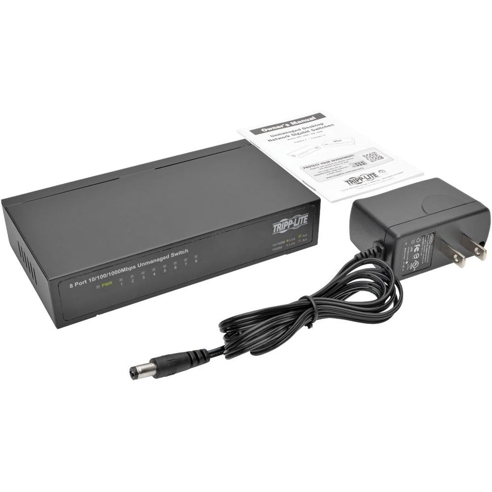 Tripplite 8-PORT DESKTOP GIGABIT SWITCH METAL