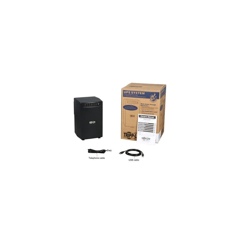 Omni VS - UPS - External - line-interactive - AC 120 V - 940 Watt / 1500 VA - Interfaces: 1 x management - USB - 4 pin USB Type B - 6 x power NEMA 5-15 ( UPS and surge ), 2 x power NEMA 5-15 ( surge ) - Black