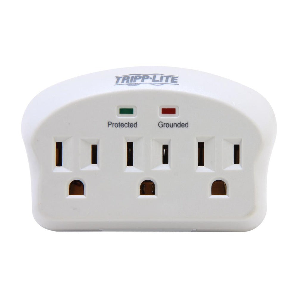 Surge Protector Wallmount Direct Plug In 3 Outlet 660 Joules