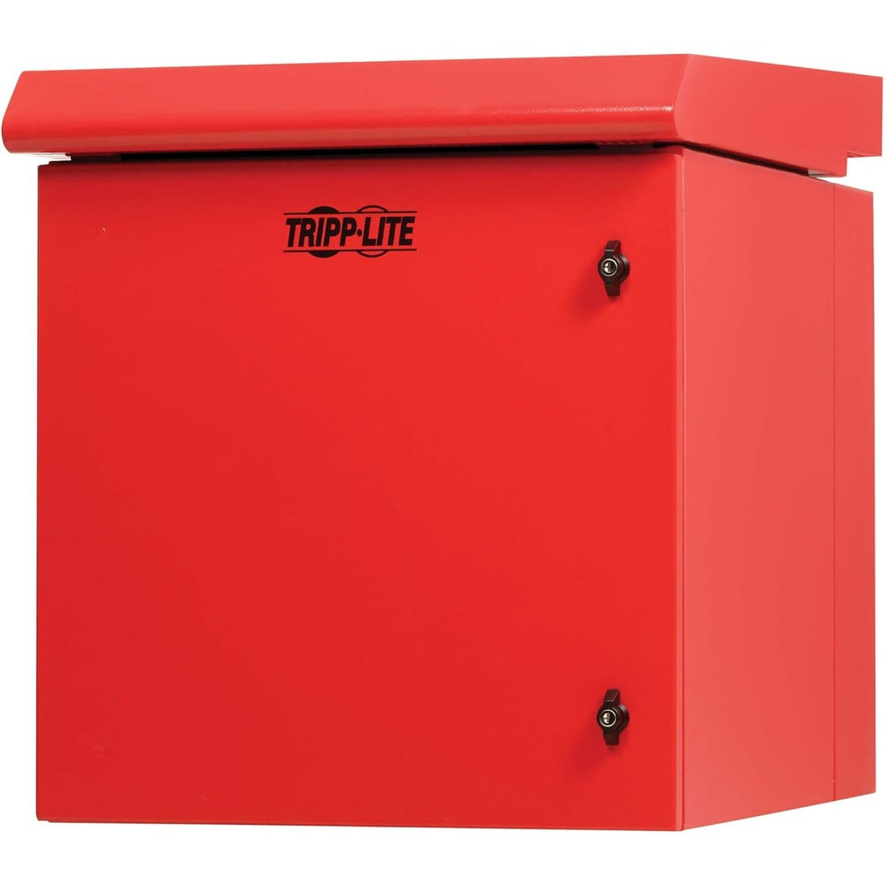 TRIPP LITE INDUSTRIAL WALLMOUNT RACK ENCLOSURE W LOCK 12U 23IN NEMA 3R RED