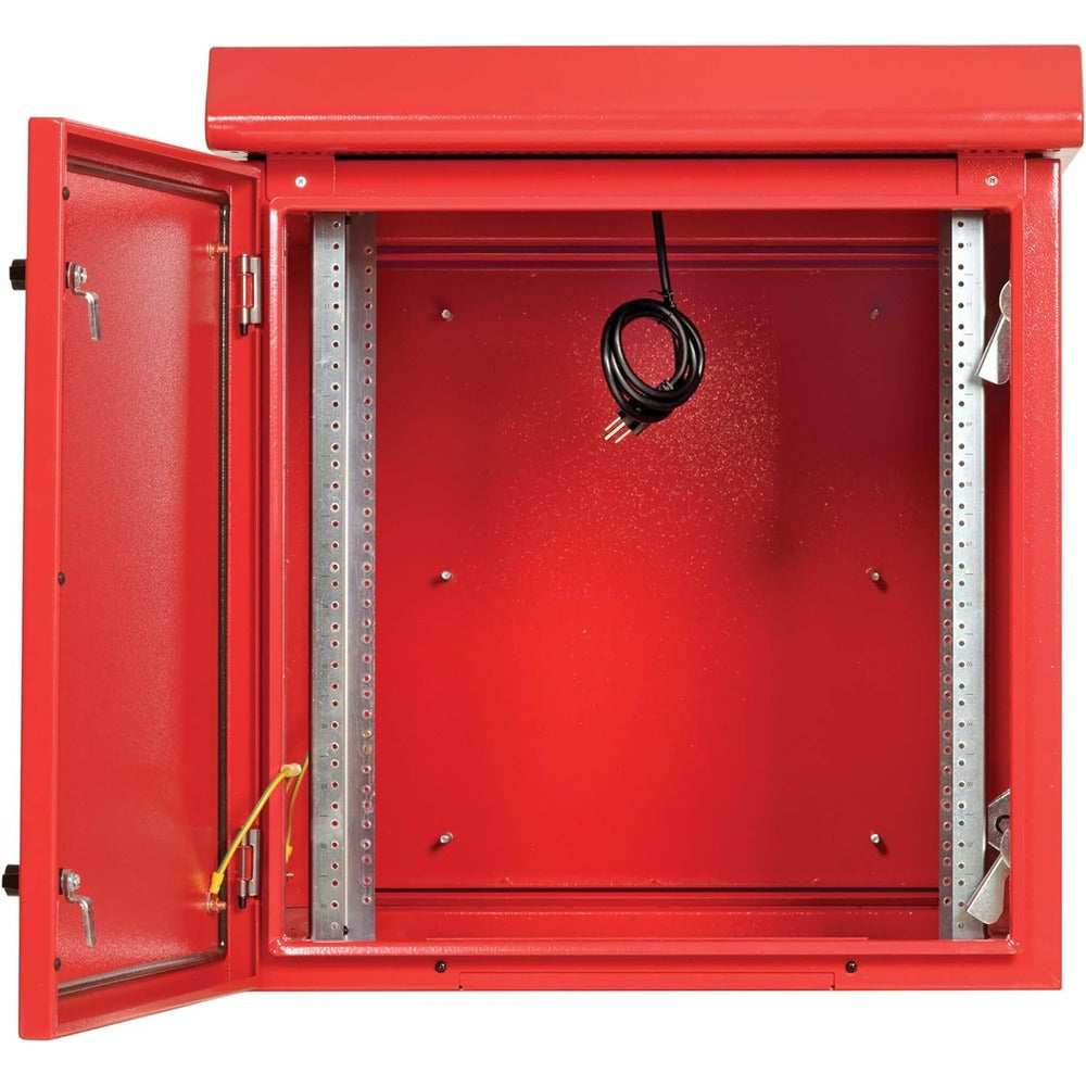 TRIPP LITE INDUSTRIAL WALLMOUNT RACK ENCLOSURE W LOCK 12U 23IN NEMA 3R RED