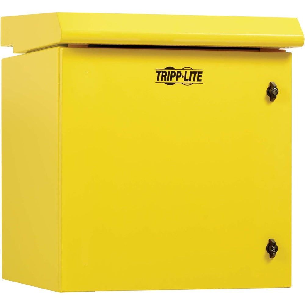 TRIPP LITE INDUSTRIAL WALLMOUNT RACK ENCLOSURE LOCK 12U 23IN NEMA 3R YELLOW