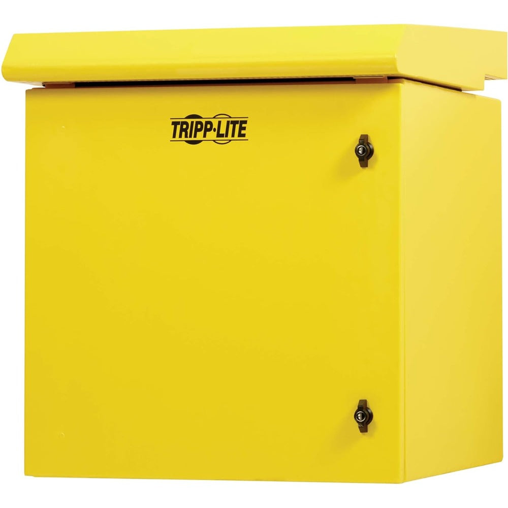 TRIPP LITE INDUSTRIAL WALLMOUNT RACK ENCLOSURE LOCK 12U 23IN NEMA 3R YELLOW