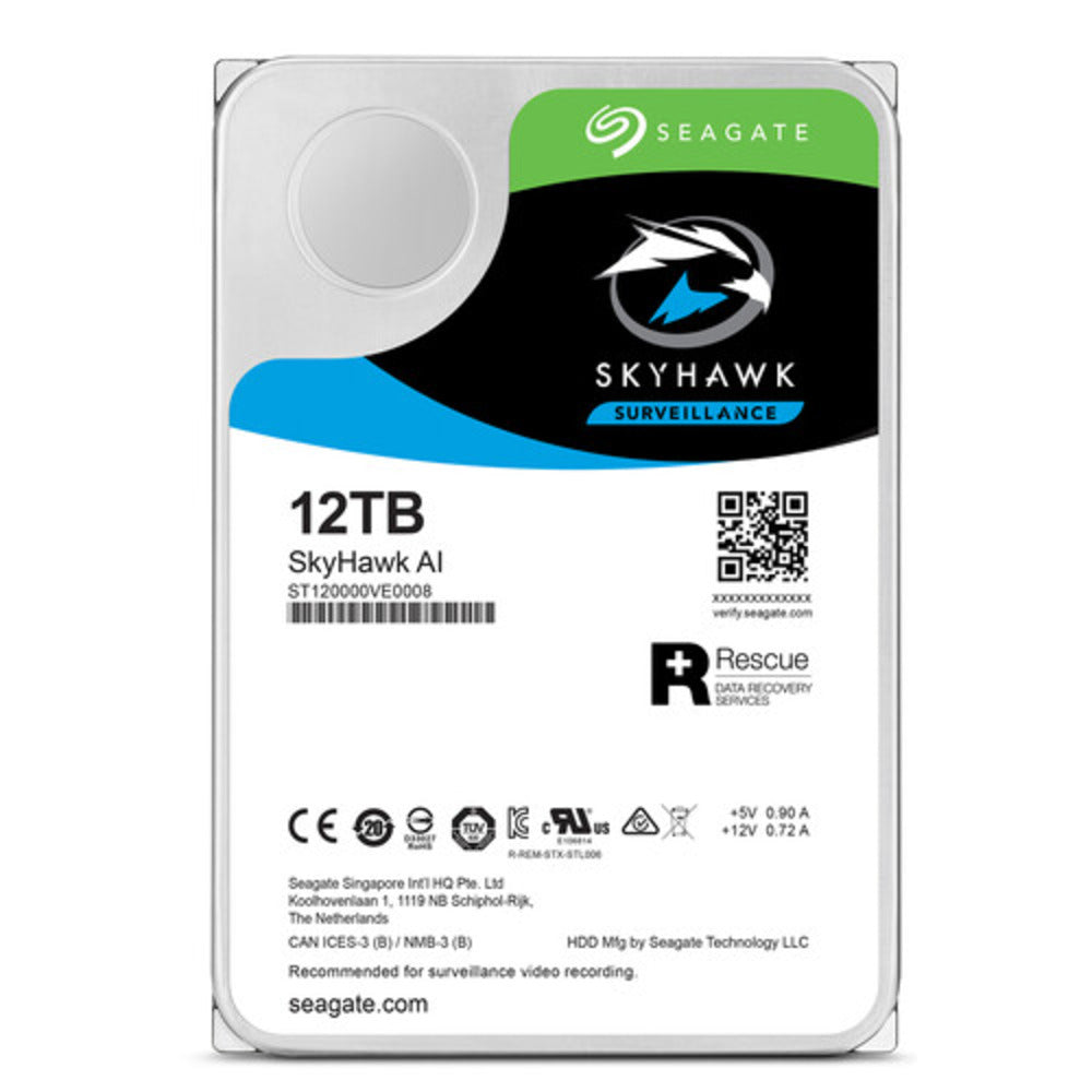 SEAGATE SKYHAWK AI 12TB SATA 256MB 3.5 7200RPM