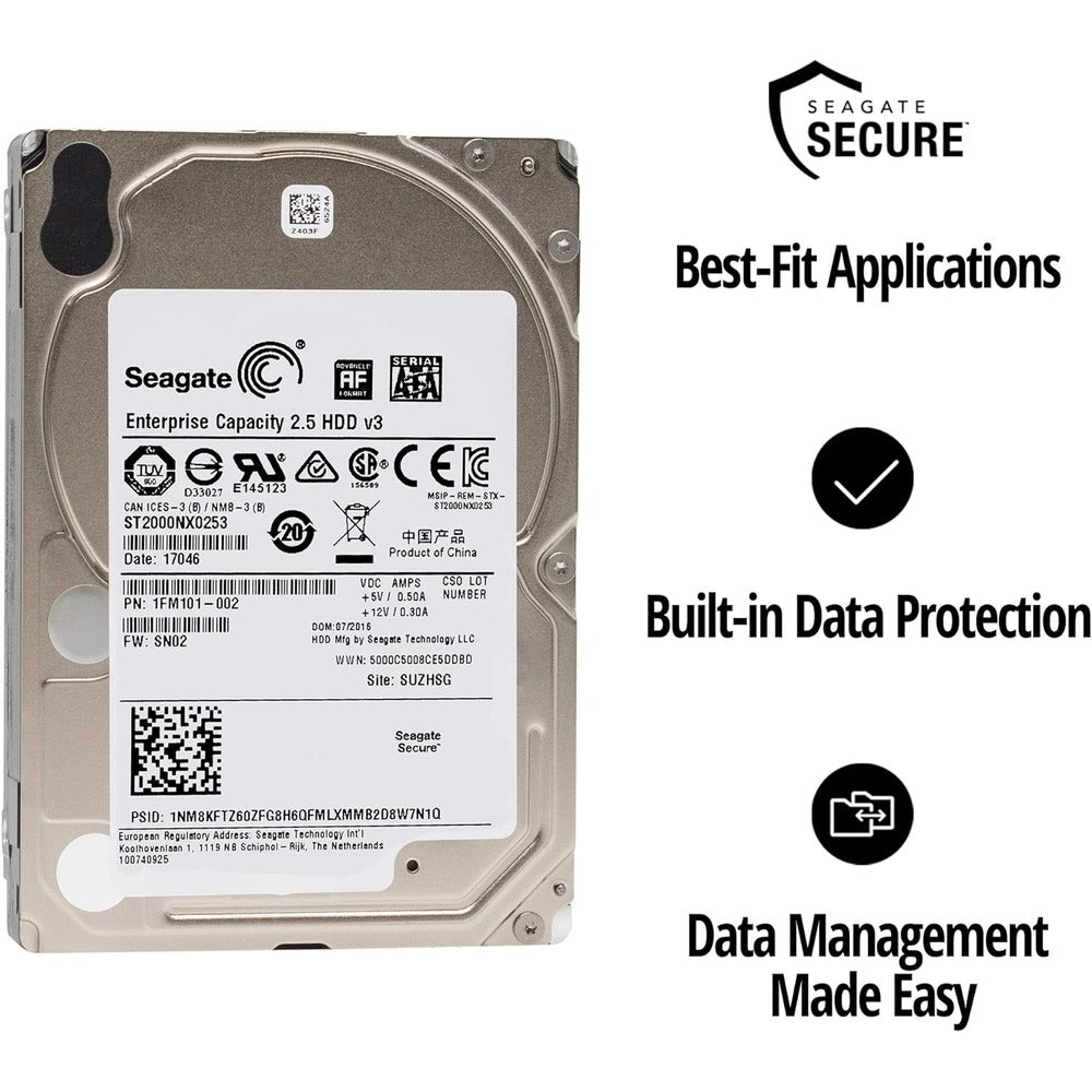 SEAGATE 2TB 2.5 7200RPM 128MB CACHE SATA 512