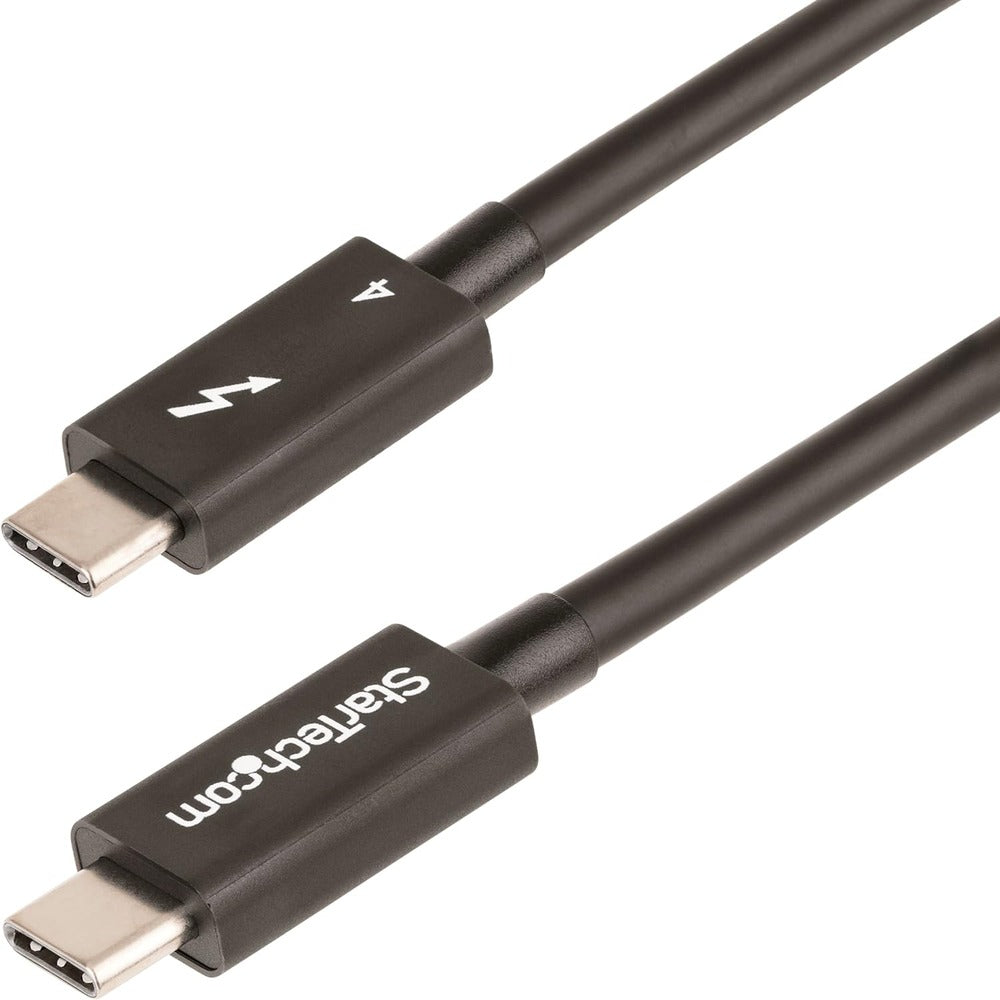 STARTECH 3FT (1M) THUNDERBOLT 4 CABLE - 40GBPS - 100W PD - 4K/8K VIDEO - INTEL-CERTIFIED THUNDERBOLT CABLE - COMPATIBLE W/ THUNDERBOLT 3/USB 3.2/DISPLAYPORT