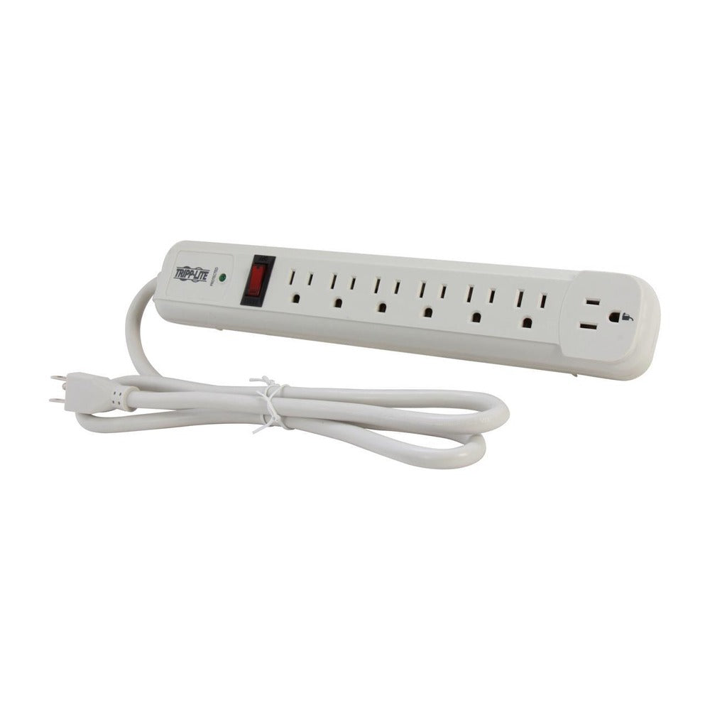 Surge Protector Power Strip TL P74 R 120V Right Angle 7 Outlet 4feet Cord