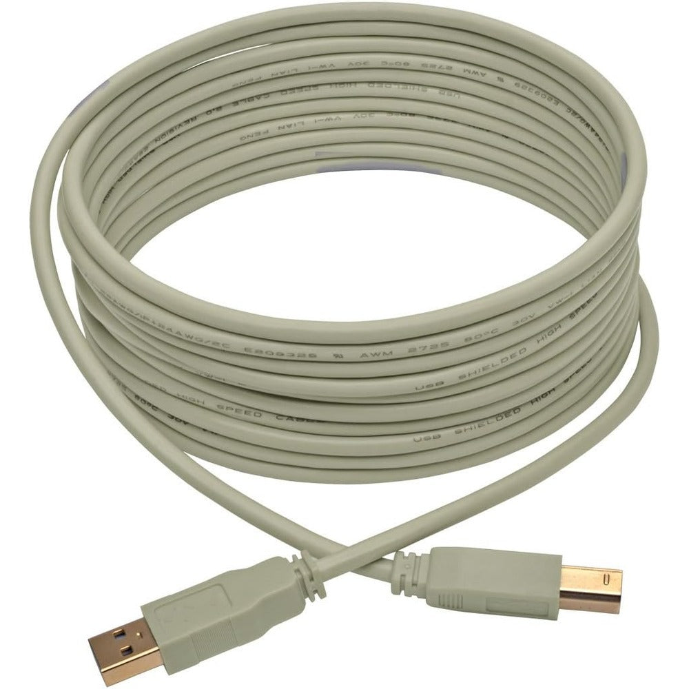 TRIPP LITE 15FT USB 2.0 HISPEED A/B CABLE M/M BEIGE