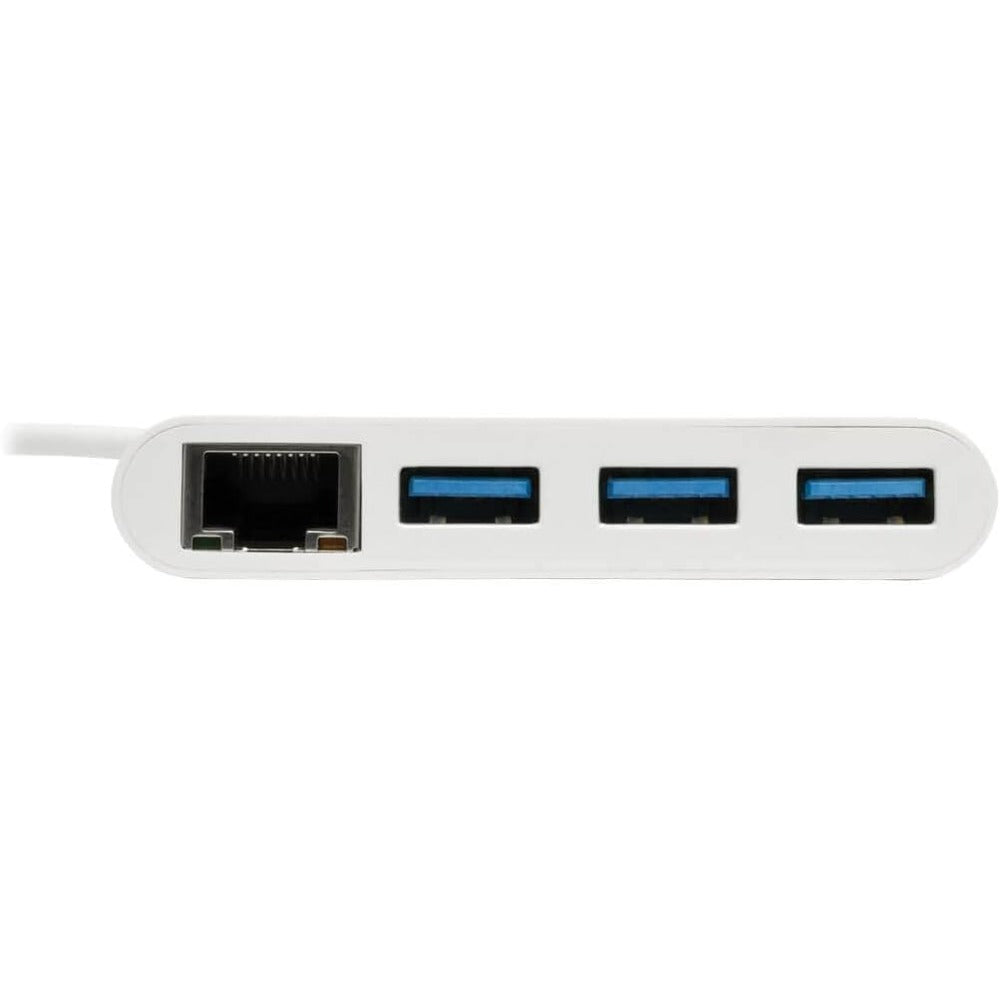 Tripplite 3-PORT USB-C TO USB-A PORTABLE HUB RJ45