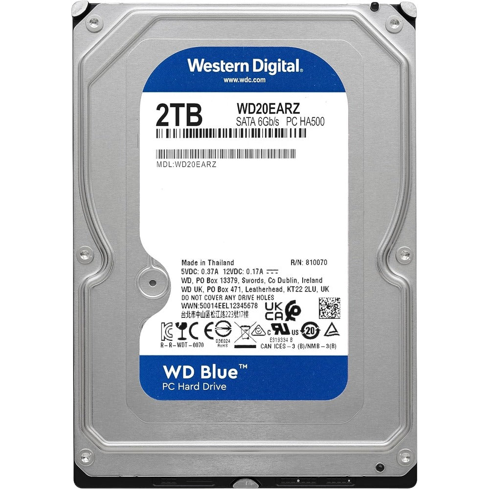 WESTERN DIGITAL WD BLUE 2TB 3.5 SATA 5400 RPM