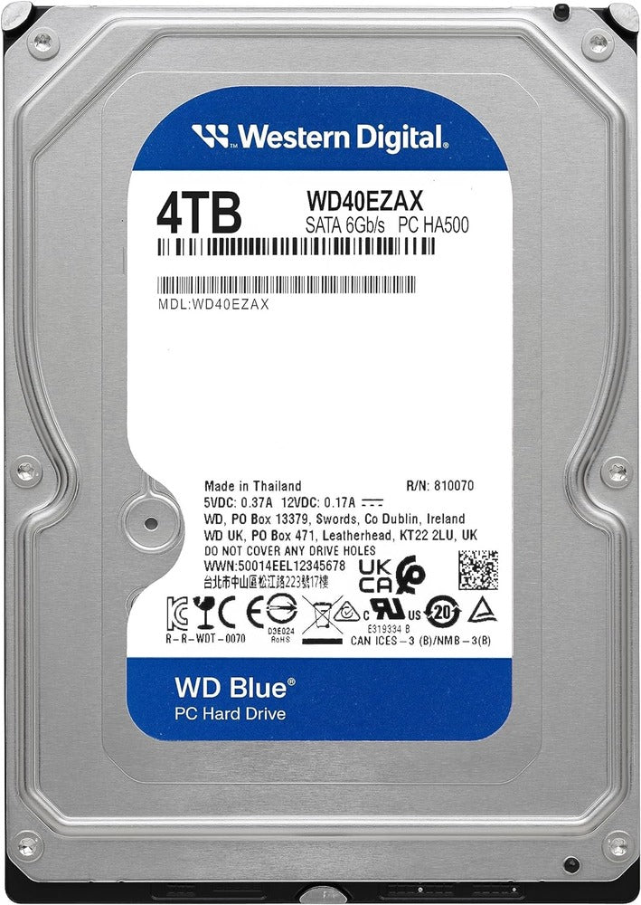 WESTERN DIGITAL WD BLUE 4TB 3.5 SATA 5400 RPM