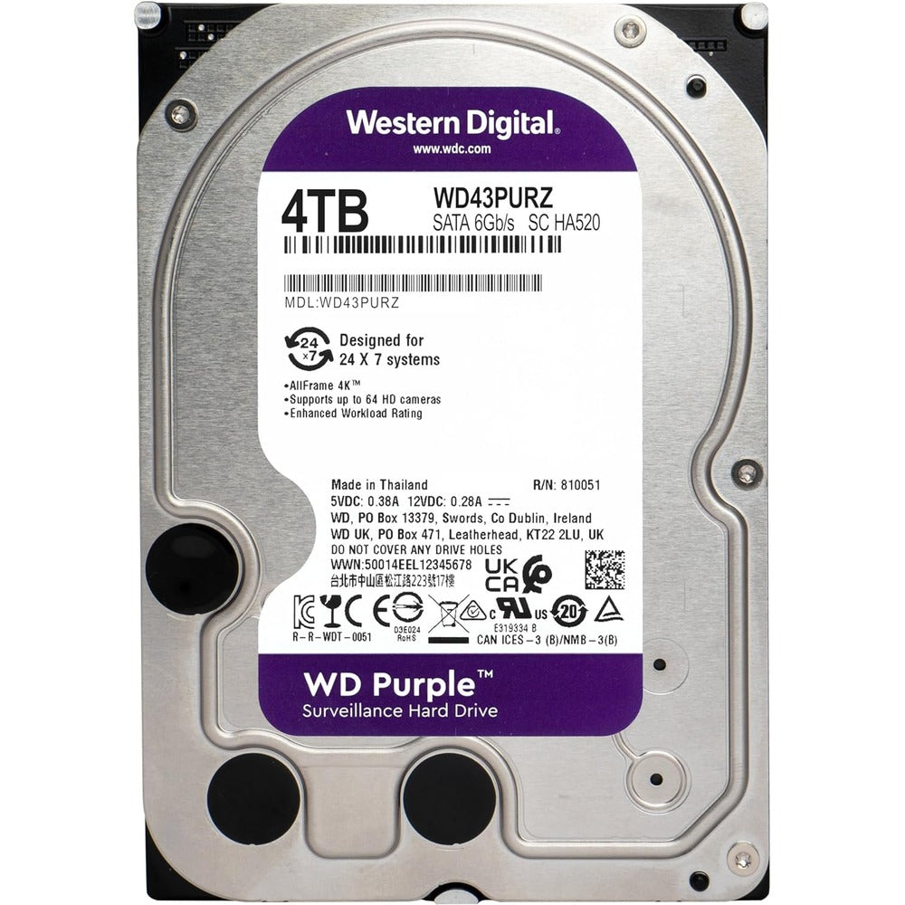 WESTERN DIGITAL WD PURPLE 4TB SATA