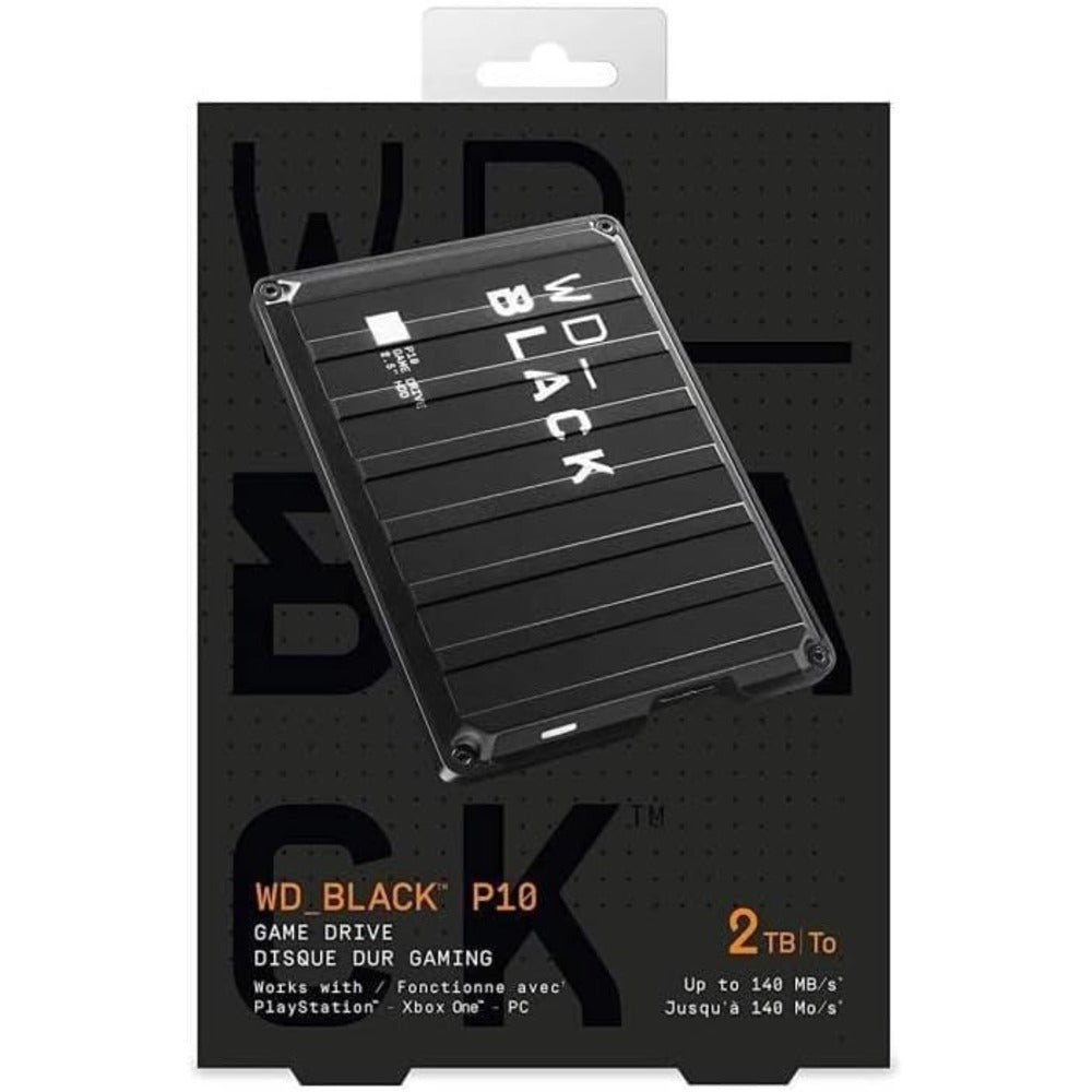 WESTERN DIGITAL 2TB WD BLACK P10 GAME DRIVE FOR XBOX ON