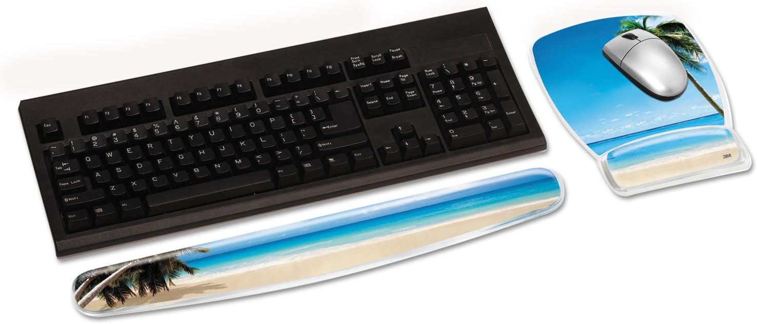 3M CLEAR GEL WRIST REST FOR KEYBOARD